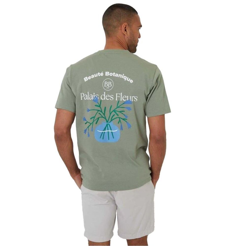 Threadbare Mens Rune Regular T-Shirt / Sage - Picture 2 of 4